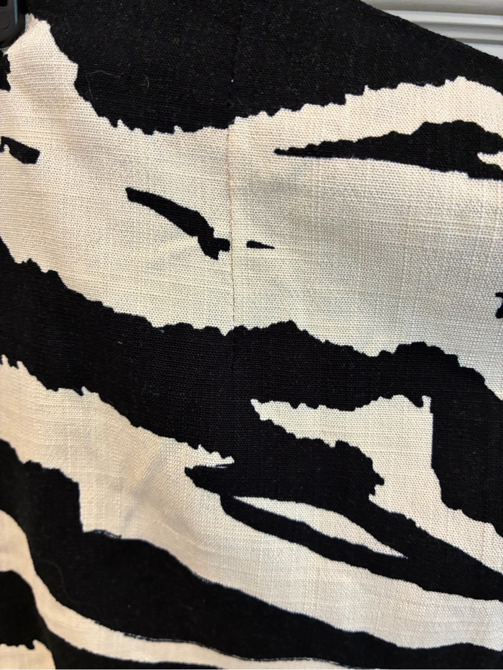 Free People Black and White Zebra Ruffle Mini Skirt - Picture 5 of 8